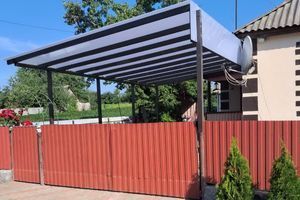 Затіняючі світлопрозорі матеріали для накриття терас та навісів