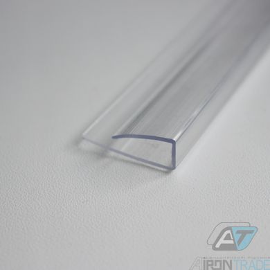 Купить Профиль торцевой Carboglass 4 мм прозрачный (2,1м)