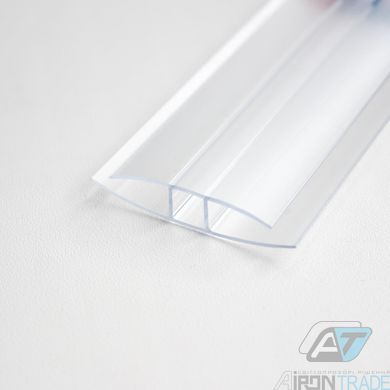 Купить Профиль соединительный неразъемный Carboglass 8 мм прозрачный (6м)