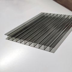Купити Cтільниковий полікарбонат SUNLITE 10 мм Solar Grey Сірий графіт 2100x6000 мм