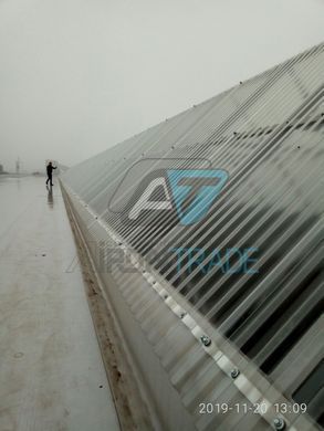 Купити Профільований полікарбонат LightPiu Greca76 Прозорий 1265x12000 мм