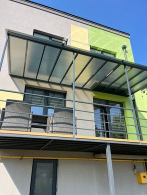Купить Монолитный матовый поликарбонат Серый графит PALSUN 6 мм Solar Grey 2050x6100 мм