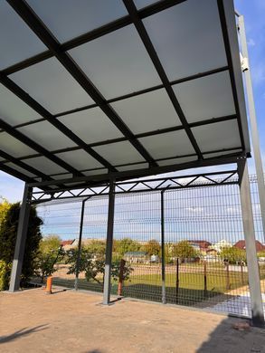 Купить Монолитный матовый поликарбонат Серый графит PALSUN 6 мм Solar Grey 2050x3050 мм