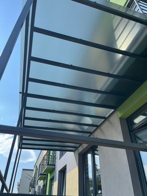 Купить Монолитный матовый поликарбонат Серый графит PALSUN 6 мм Solar Grey 2050x3050 мм
