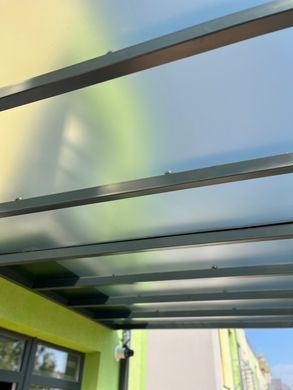 Купить Монолитный матовый поликарбонат Серый графит PALSUN 6 мм Solar Grey 2050x3050 мм