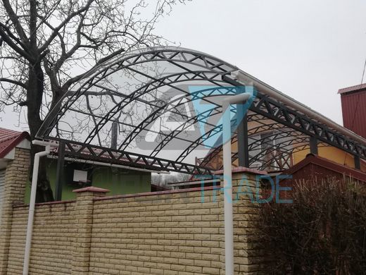 Купити Монолітний полікарбонат PALSUN 5 мм Прозорий 2050x6100 мм