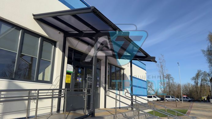 Купить Монолитный поликарбонат матовый Gi Plast 8 мм Space Grey 2050x6100 мм