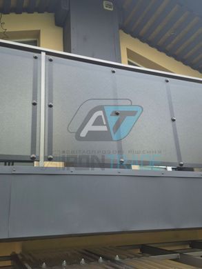 Купить Монолітній полікарбонат PALSUN 4 мм Embossed Grey (колотый лед графит) 2050x6100 мм